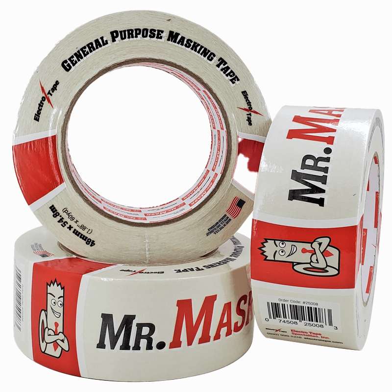 Electro 250 General Purpose Masking Tape, 1 in x 60 yd x 5 mil, Natural 36/CA